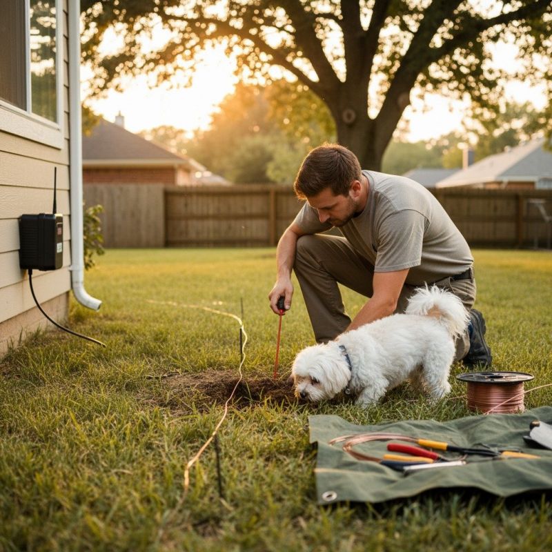 Pet Fence Assembly