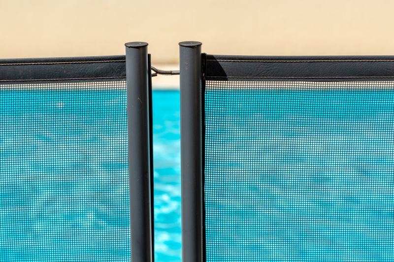 Mesh Pool Safety Fence in Pool Area